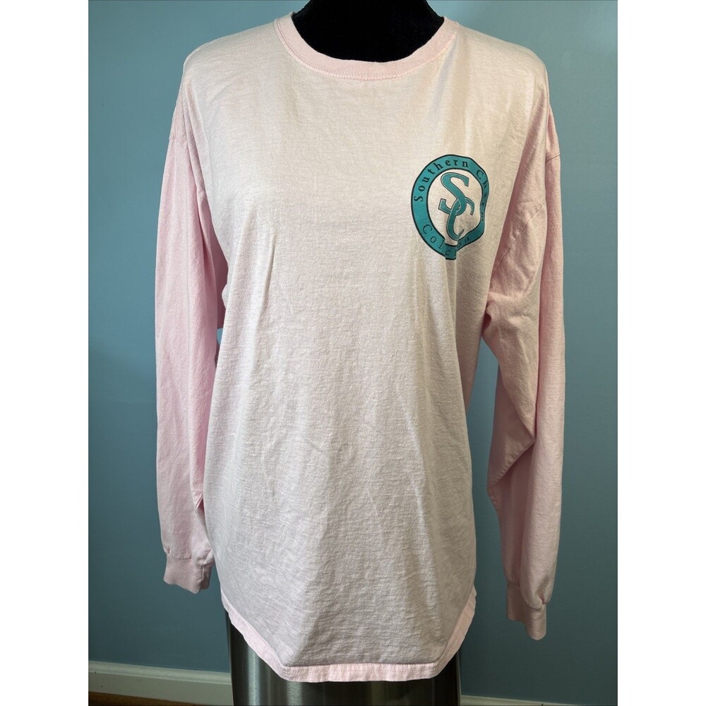 Fruit of the Loom Southern Charm Collection Pink T-shirt (Women XL) Graphic Tee